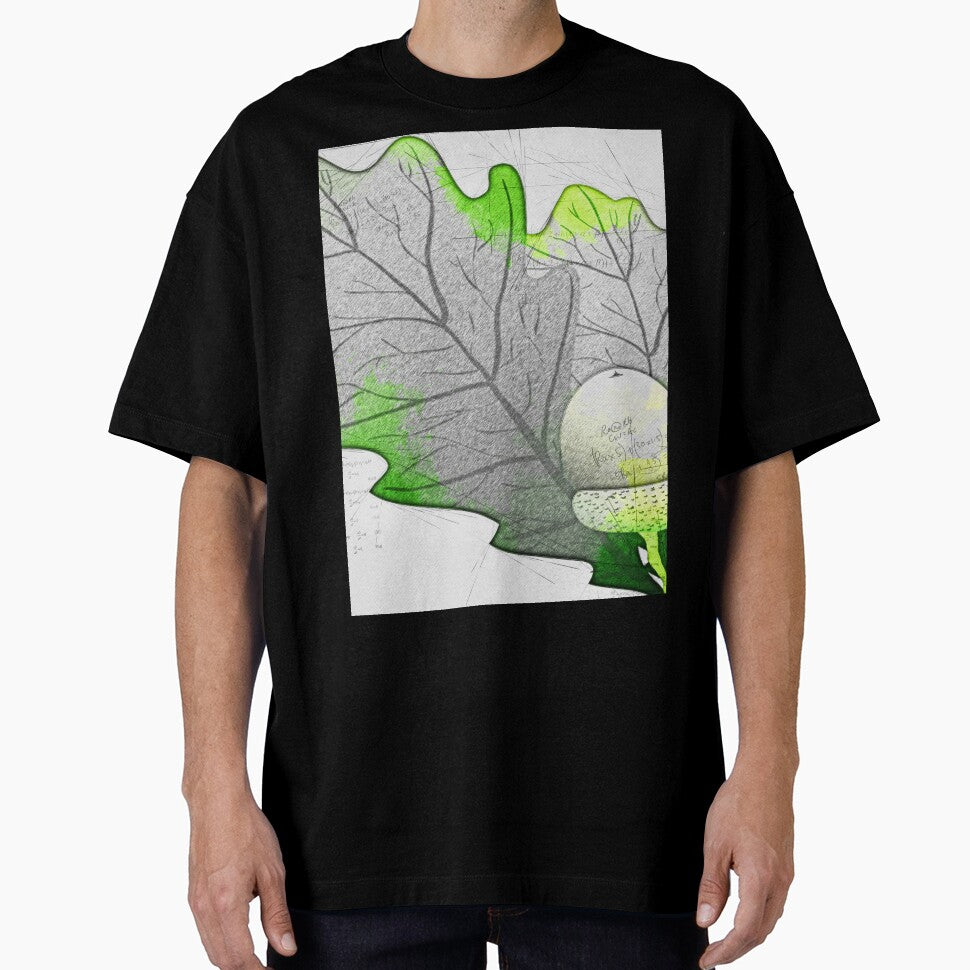 Oak leaf Abstract color by artdragongift 15 - Adult & Kids T-Shirts, Sweatshirts & Hoodies apparel design preview 1