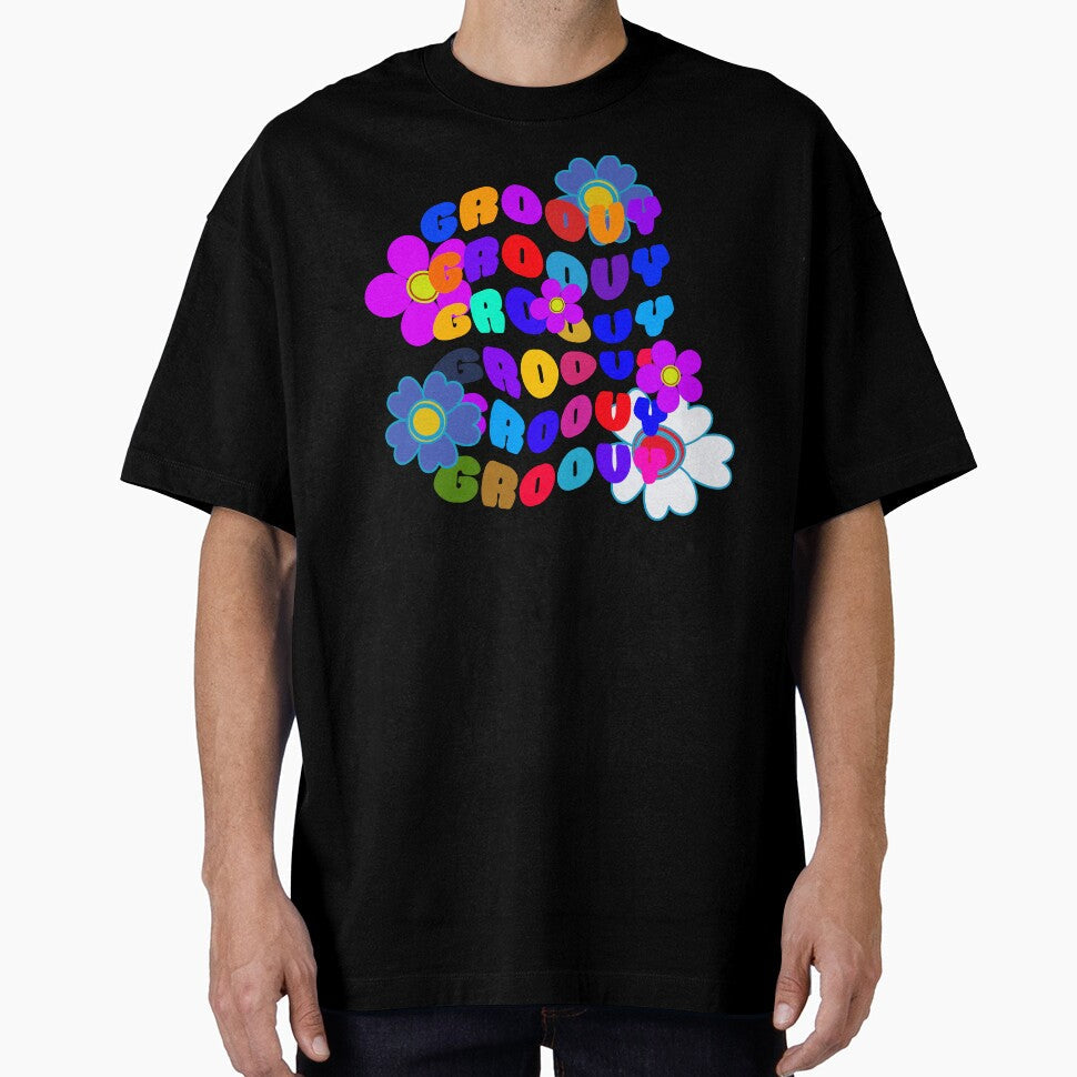 Groovy retro design by pauloneill-art - Adult & Kids T-Shirts, Sweatshirts & Hoodies apparel design preview 1
