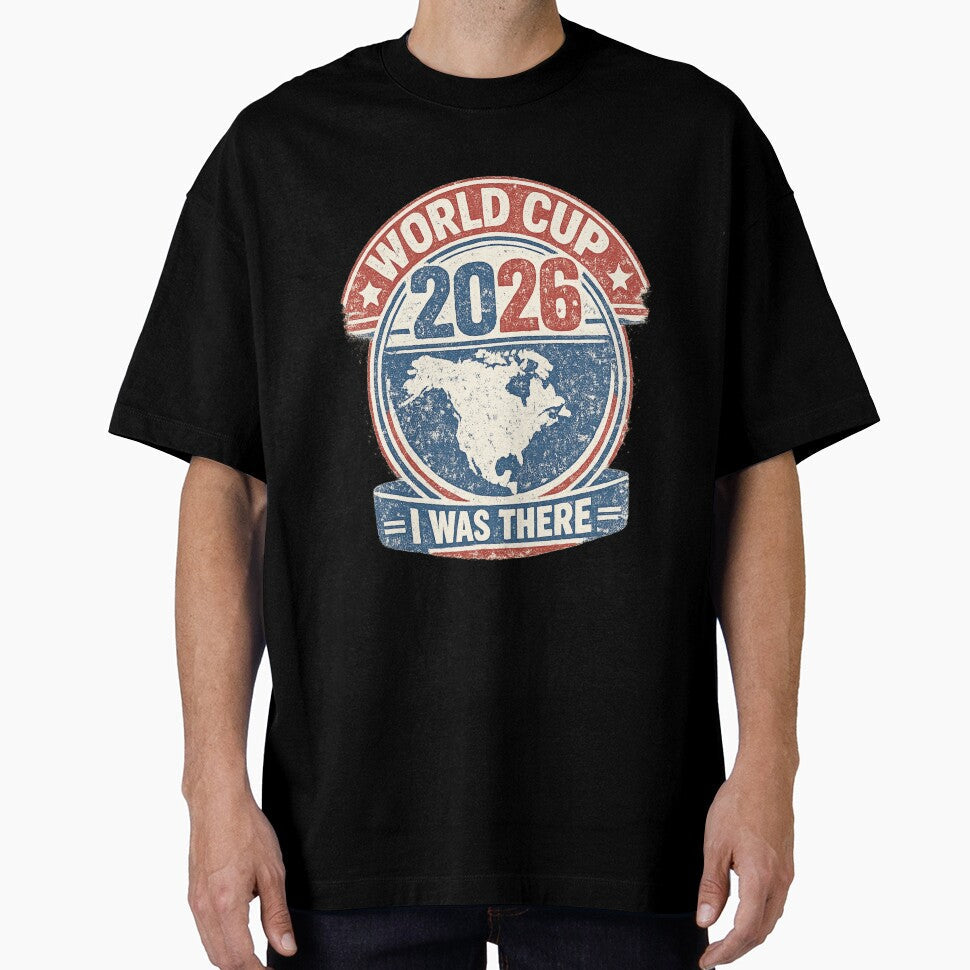 World Cup 2026 I Was There Vintage Stamp by - Adult & Kids T-Shirts, Sweatshirts & Hoodies apparel design preview 1