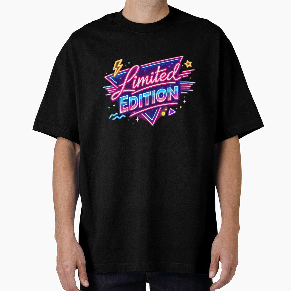 Limited Edition Neon Logo 90s Retro Style by - Adult & Kids T-Shirts, Sweatshirts & Hoodies apparel design preview 1