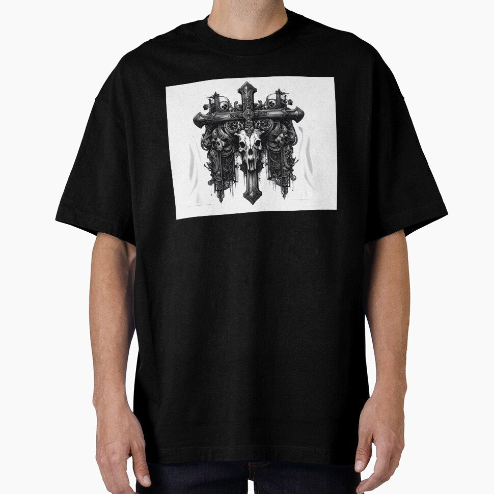 Gothic Cross by Shorfin - Adult & Kids T-Shirts, Sweatshirts & Hoodies apparel design preview 1