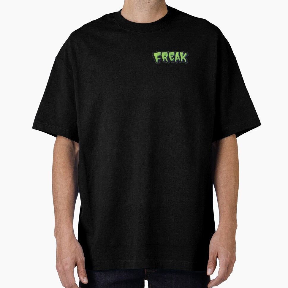 Freak Patch in Neon Green by Adronia - Adult & Kids T-Shirts, Sweatshirts & Hoodies apparel design preview 1