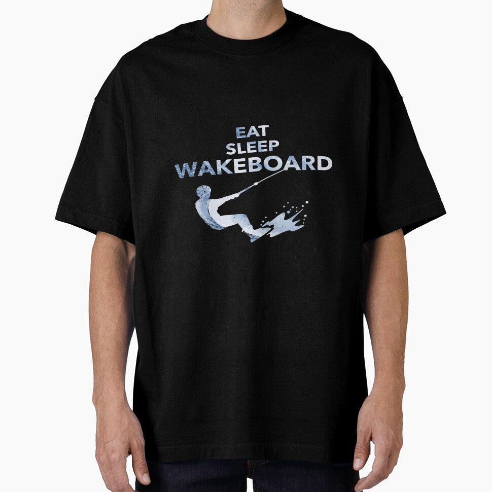 Eat Sleep Wakeboard by saulmedia - Adult & Kids T-Shirts, Sweatshirts & Hoodies apparel design preview 1