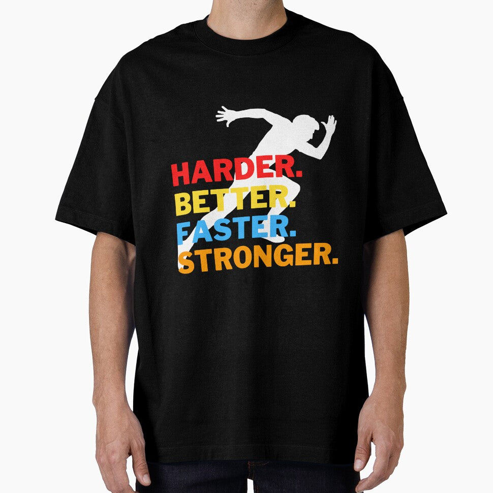 Workout- Harder. Better. Faster. Stronger. by - Adult & Kids T-Shirts, Sweatshirts & Hoodies apparel design preview 1