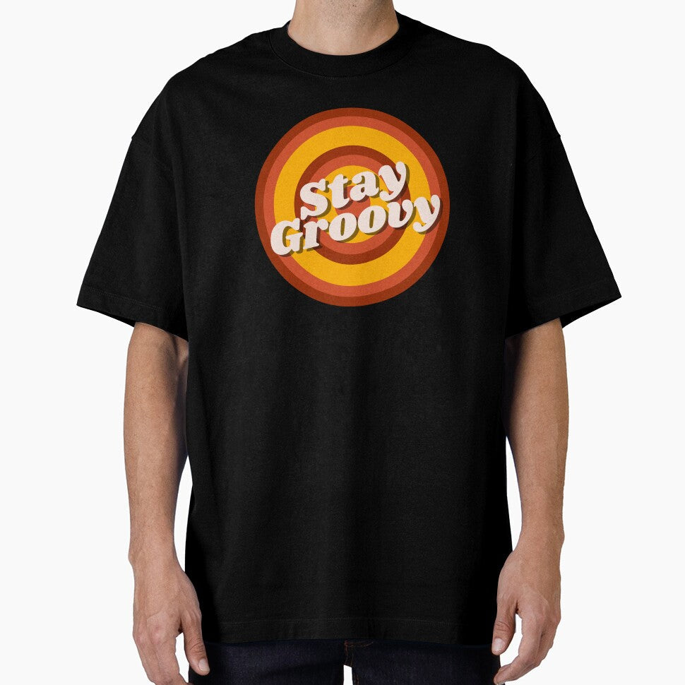 Stay Groovy Psychedelic 70s theme by yoshra - Adult & Kids T-Shirts, Sweatshirts & Hoodies apparel design preview 1