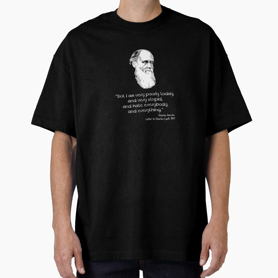 Darwin: I am very poorly today by eldram - Adult & Kids T-Shirts, Sweatshirts & Hoodies apparel design preview 1