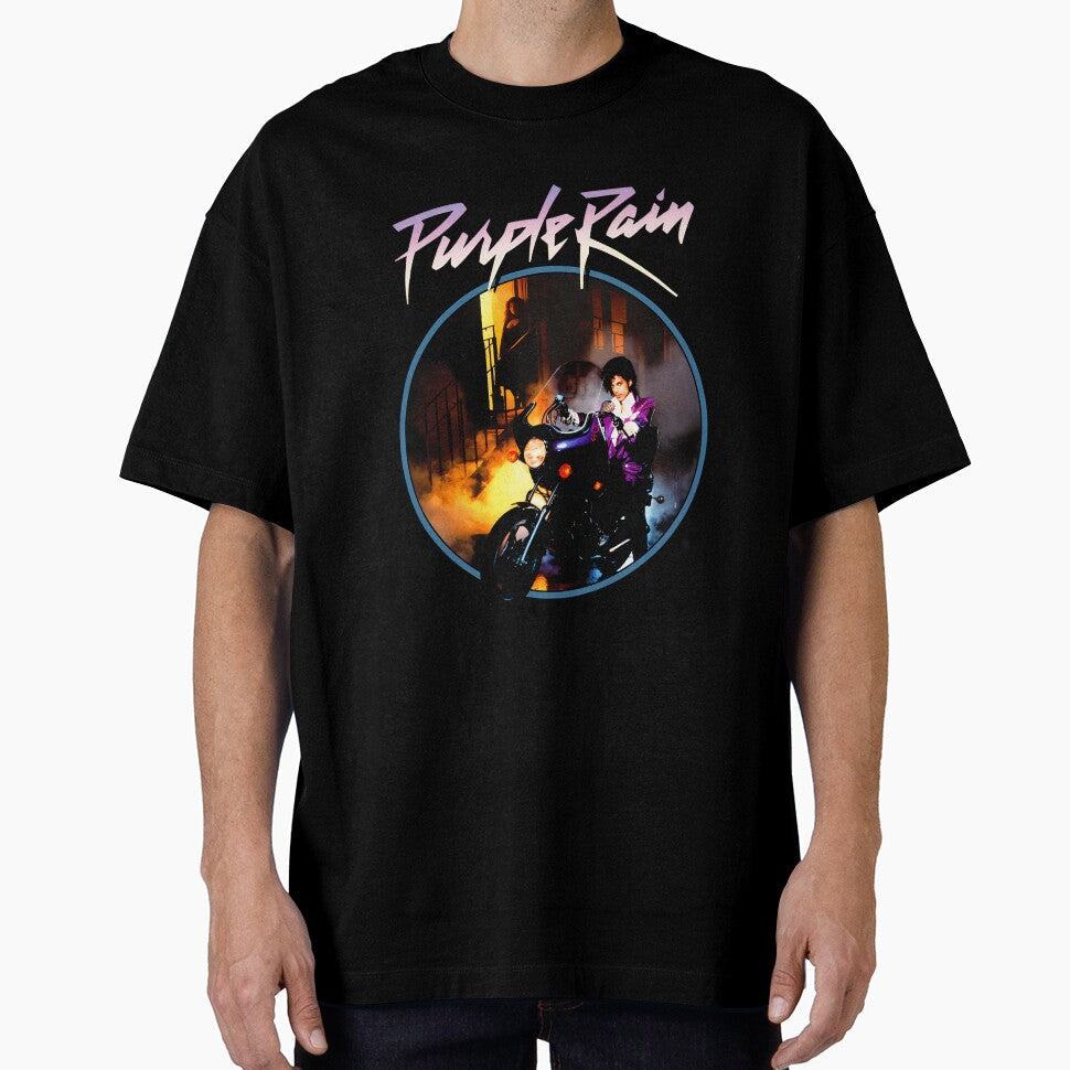Purple Rain Motorcycle by zalafliyawop - Adult & Kids T-Shirts, Sweatshirts & Hoodies apparel design preview 1