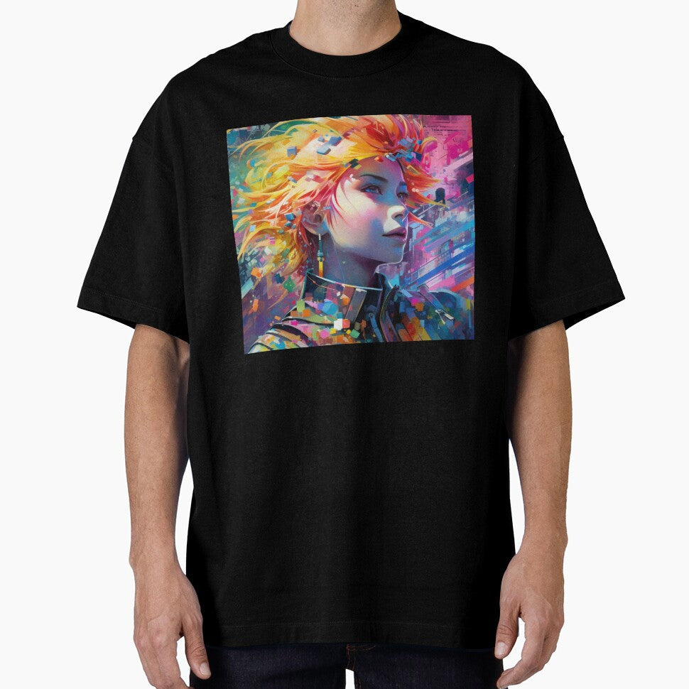 Media Overload Cyberpunk Vaporwave Art Anime Retro - Adult & Kids T-Shirts, Sweatshirts & Hoodies apparel design preview 1