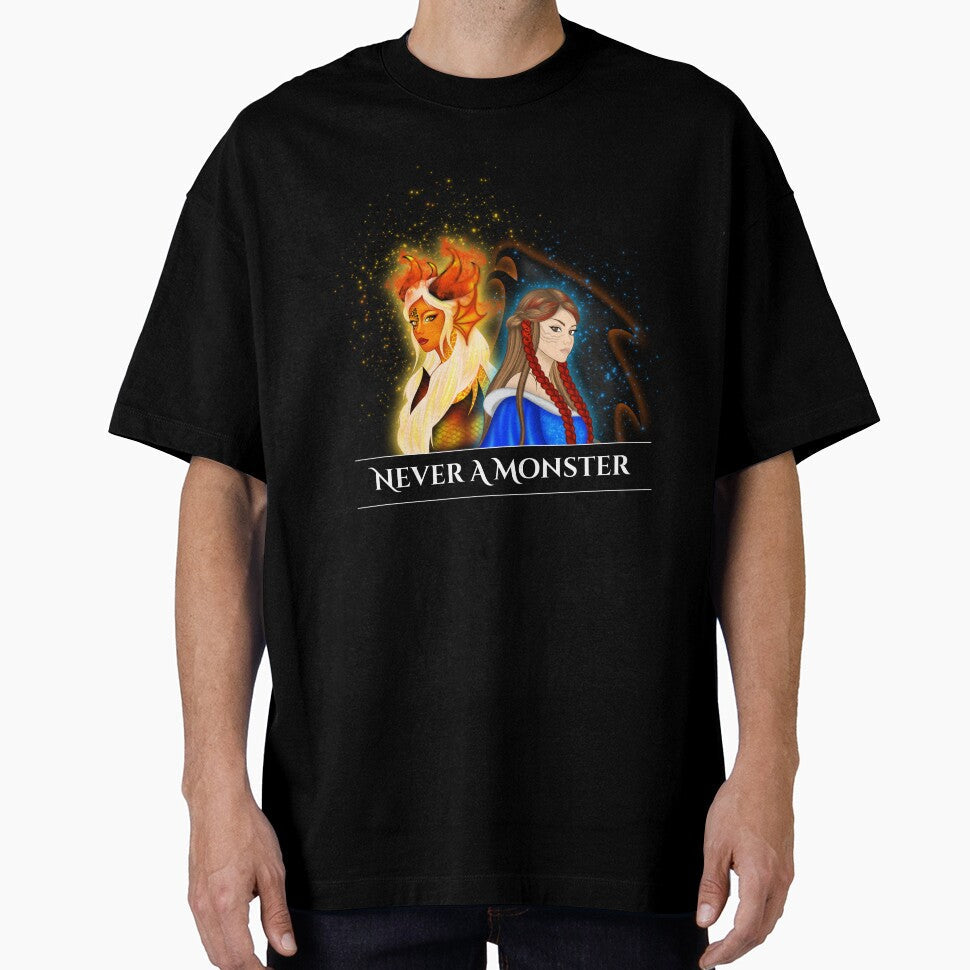 Never A Monster by CrazyCae's Cinematic Universe - Adult & Kids T-Shirts, Sweatshirts & Hoodies apparel design preview 1