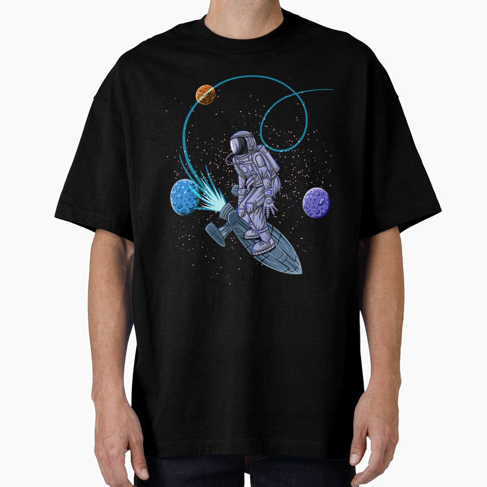 Surfing astronaut 3 by lovefate-art - Adult & Kids T-Shirts, Sweatshirts & Hoodies apparel design preview 1