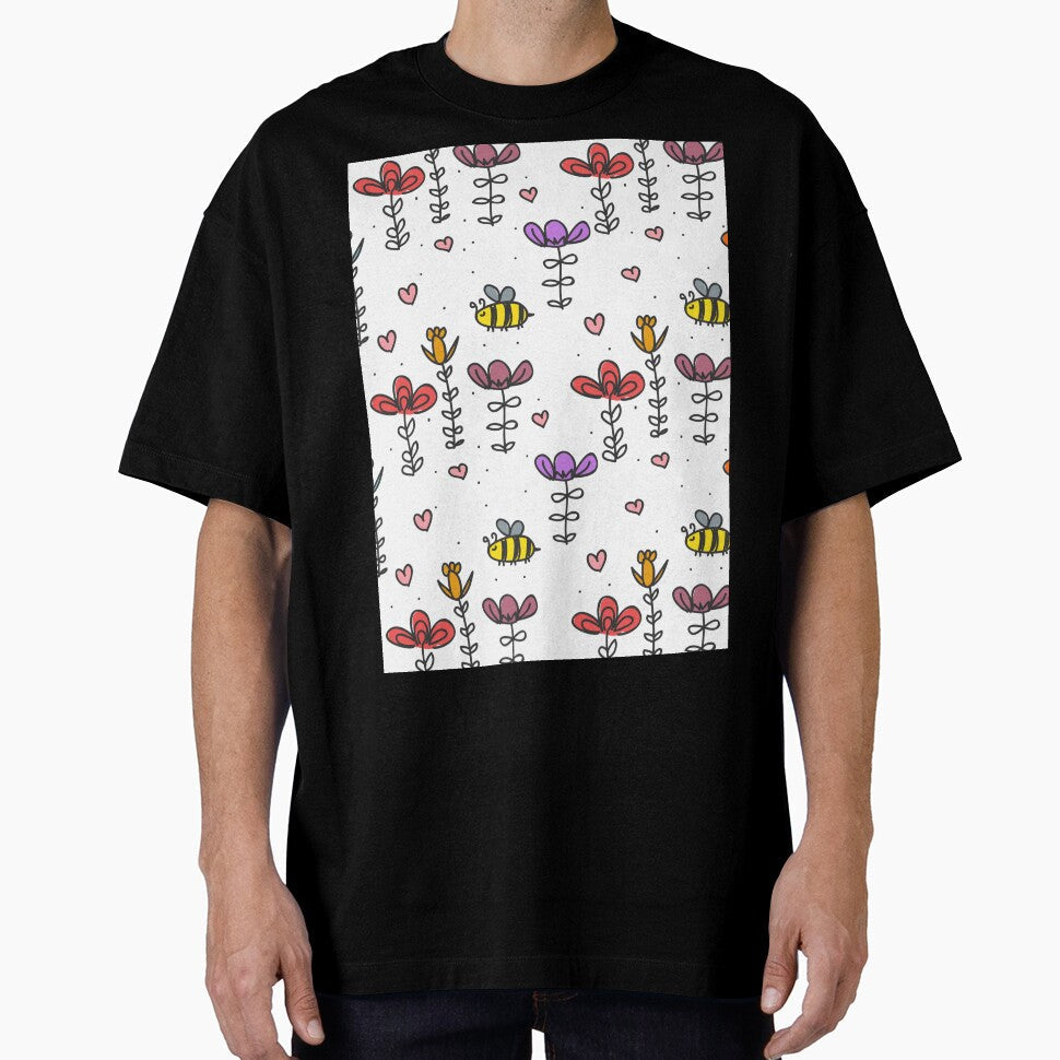 Bee flower by zaher97 - Adult & Kids T-Shirts, Sweatshirts & Hoodies apparel design preview 1