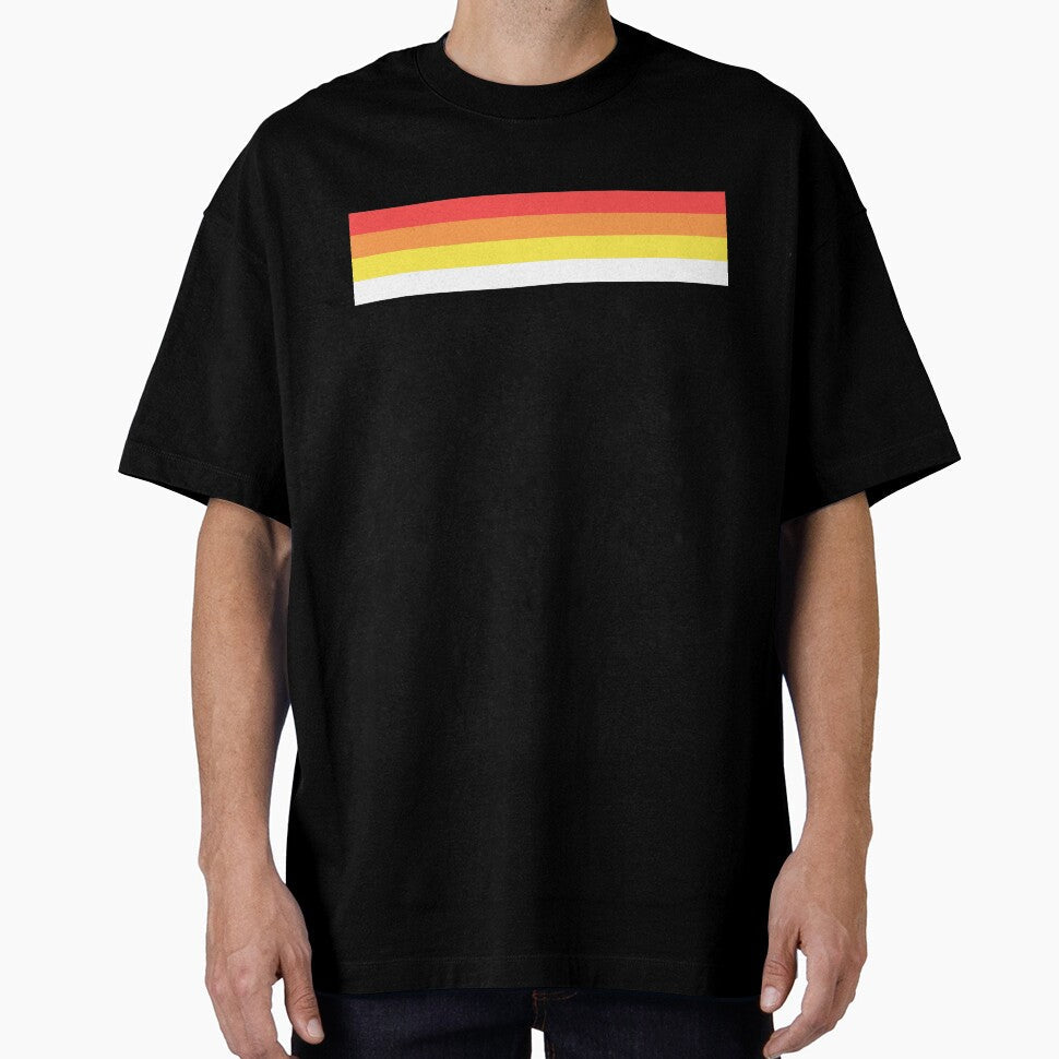Simple sunset color horizontal lines by - Adult & Kids T-Shirts, Sweatshirts & Hoodies apparel design preview 1