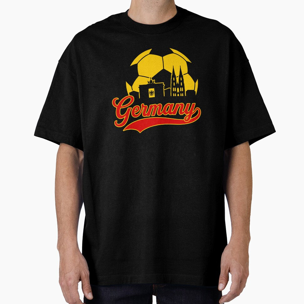 Germany Soccer Cityscape Football Fan Graphic by - Adult & Kids T-Shirts, Sweatshirts & Hoodies apparel design preview 1