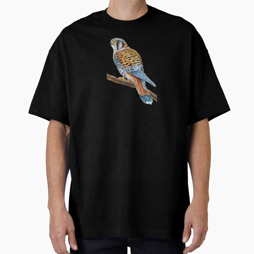 American Kestrel by TimJeffsArt - Adult & Kids T-Shirts, Sweatshirts & Hoodies apparel design preview 1