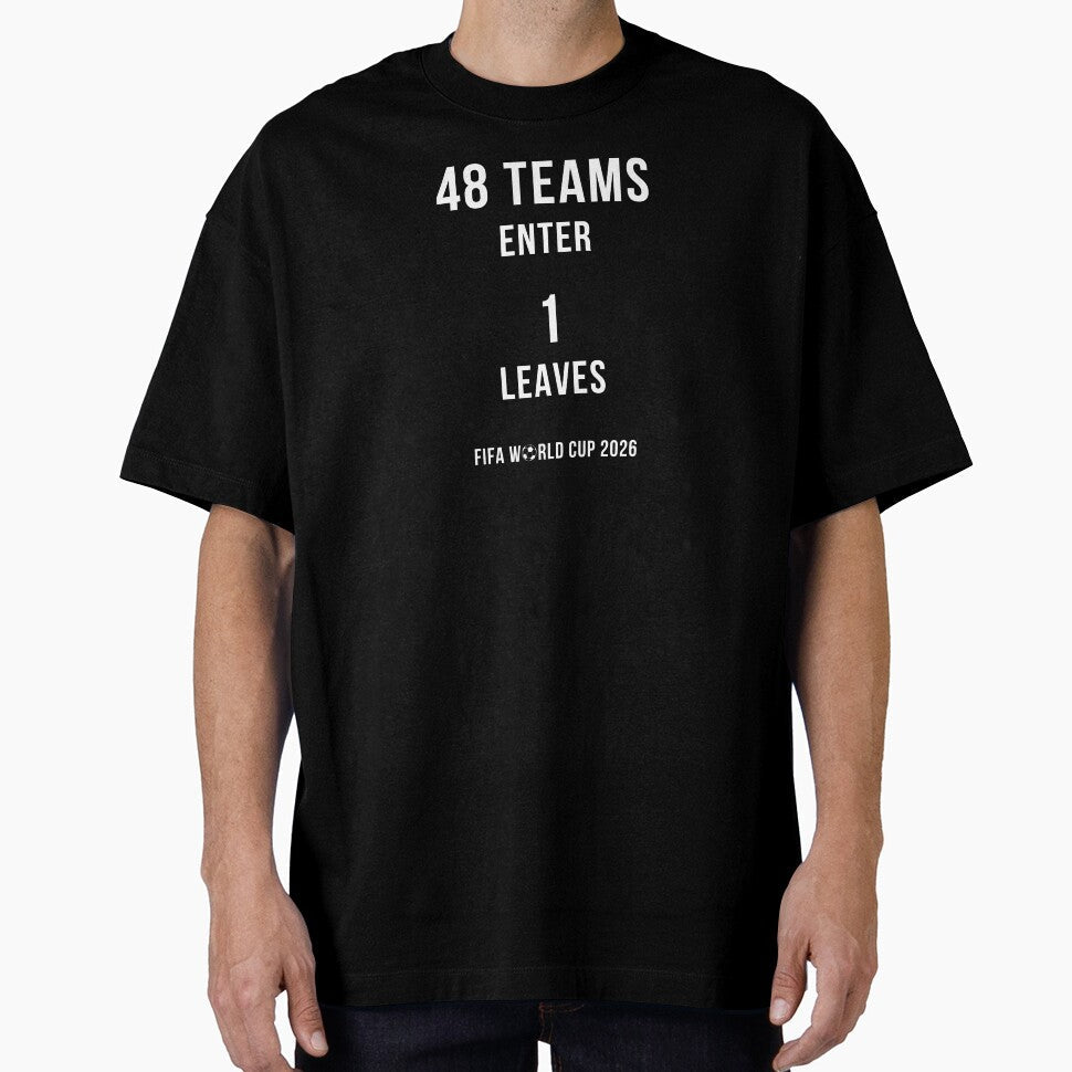 48 Teams, Only 1 Remains by Léni Carpentier - Adult & Kids T-Shirts, Sweatshirts & Hoodies apparel design preview 1