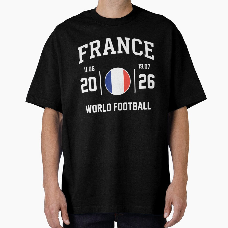 France 2026 World Football Fan Art by - Adult & Kids T-Shirts, Sweatshirts & Hoodies apparel design preview 1