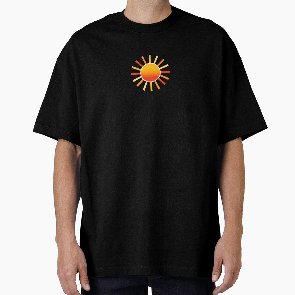 Retro 70s Radiating Sun by Le Grand Requin - Adult & Kids T-Shirts, Sweatshirts & Hoodies apparel design preview 1