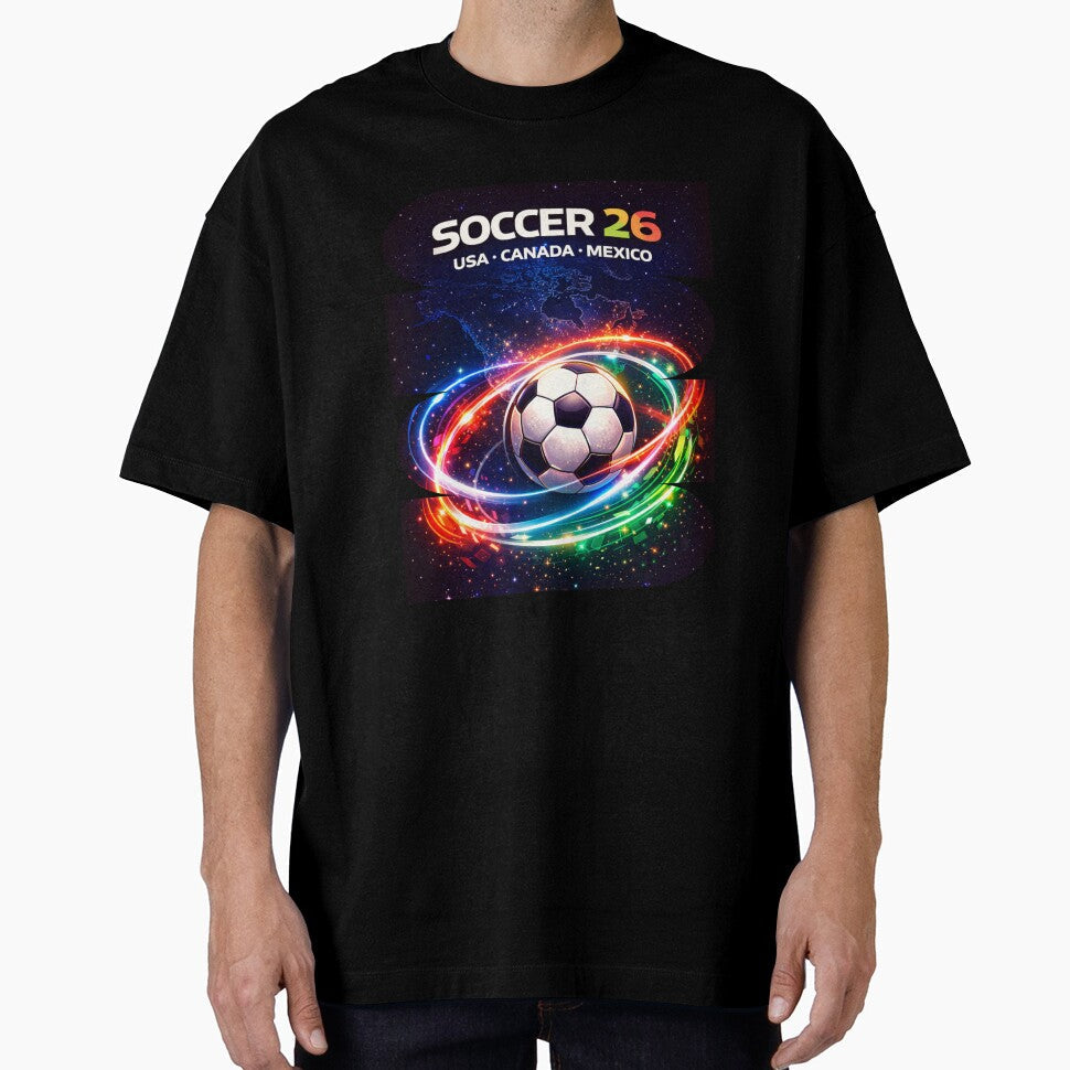 North America Soccer 2026 26 USA Canada Mexico Fan - Adult & Kids T-Shirts, Sweatshirts & Hoodies apparel design preview 1