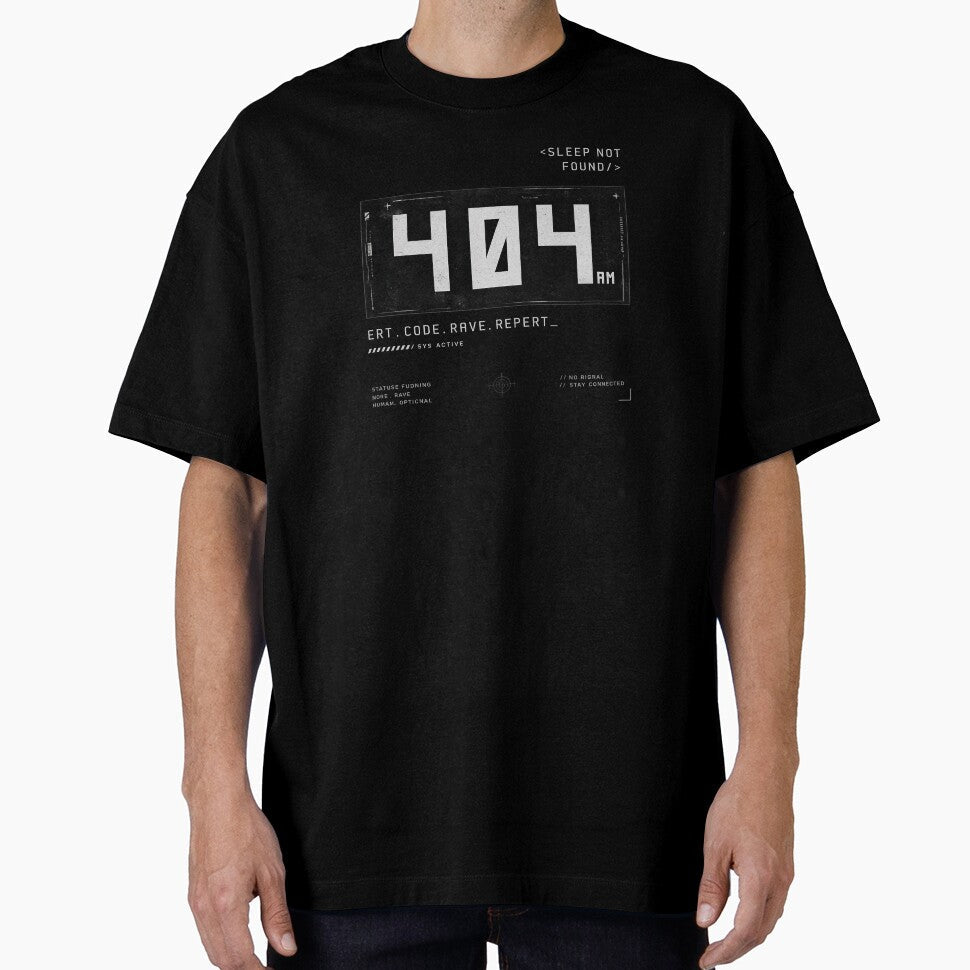 404 Rave Mode by bossfiver - Adult & Kids T-Shirts, Sweatshirts & Hoodies apparel design preview 1