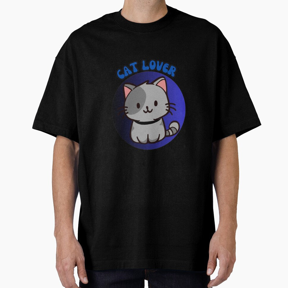Cat Lover Adorable blue print. by TGAL2 - Adult & Kids T-Shirts, Sweatshirts & Hoodies apparel design preview 1