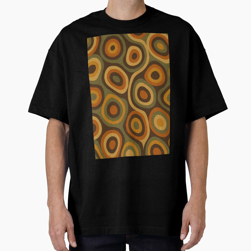 70s Psychedelic Retro Swirl Pattern by weirdfishes123 - Adult & Kids T-Shirts, Sweatshirts & Hoodies apparel design preview 1