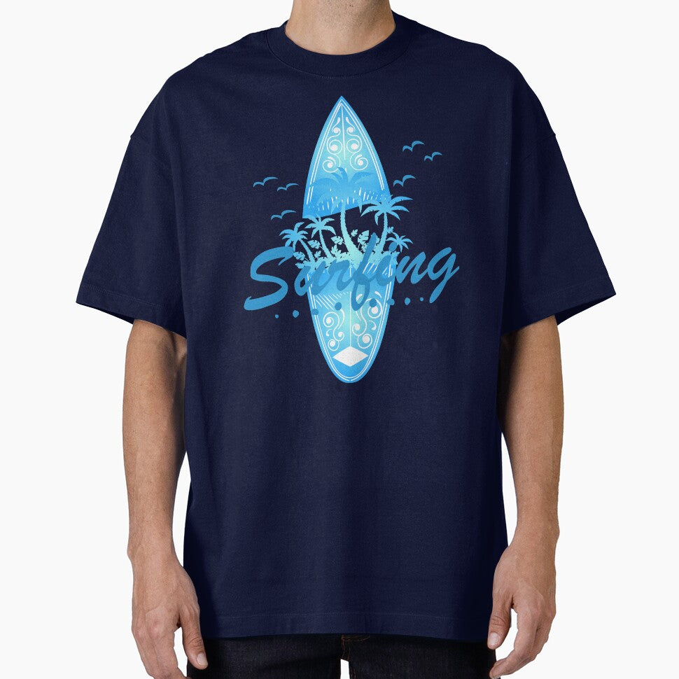 California beach surfer by GRDesigns - Adult & Kids T-Shirts, Sweatshirts & Hoodies apparel design preview 1