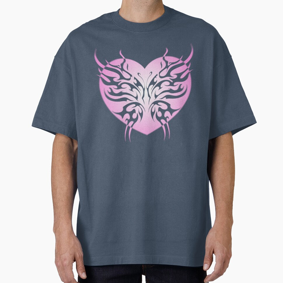 Y2k neo tribal cyber sigilism pink aesthetic aura - Adult & Kids T-Shirts, Sweatshirts & Hoodies apparel design preview 1