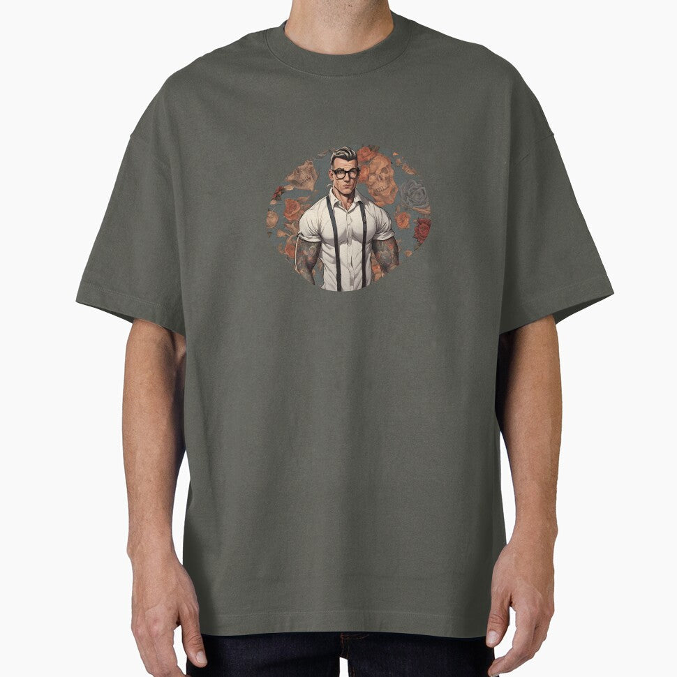 Geek with muscles by Brosumer - Adult & Kids T-Shirts, Sweatshirts & Hoodies apparel design preview 1