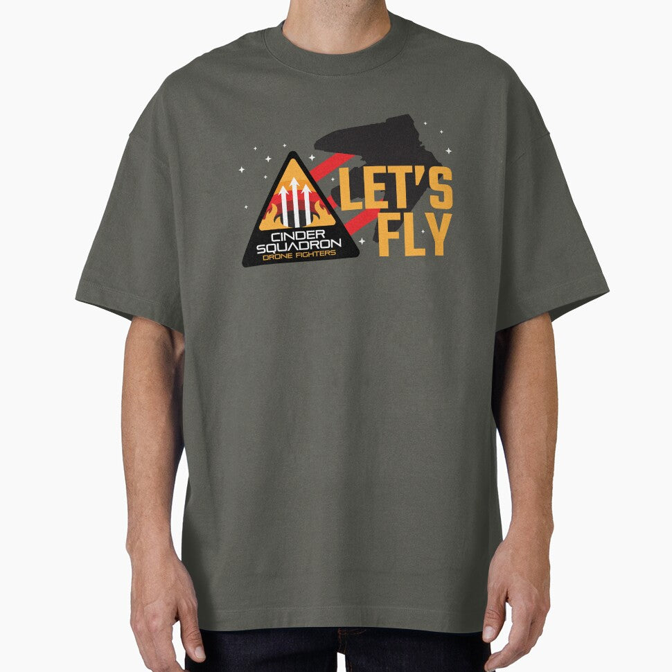Cinder Squadron Let's Fly by OutboundHope - Adult & Kids T-Shirts, Sweatshirts & Hoodies apparel design preview 1