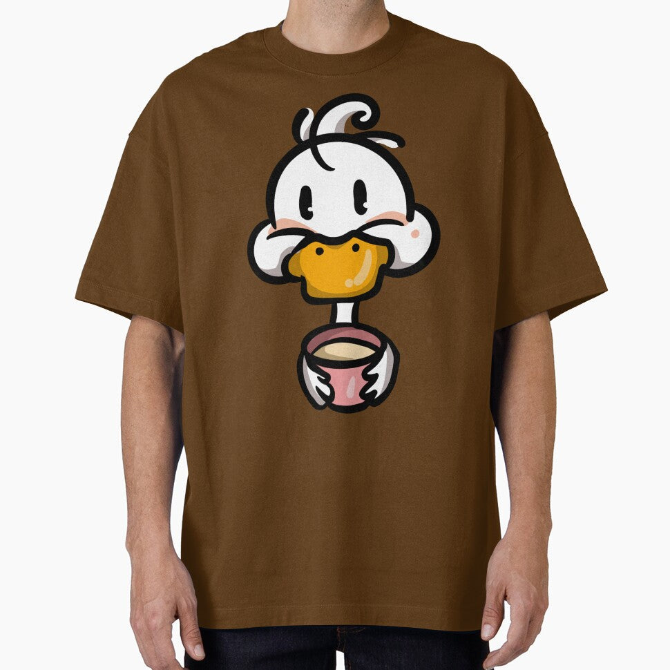 Plant Parent Duckling: Golden Hour (Elegant Ochre - Adult & Kids T-Shirts, Sweatshirts & Hoodies apparel design preview 1