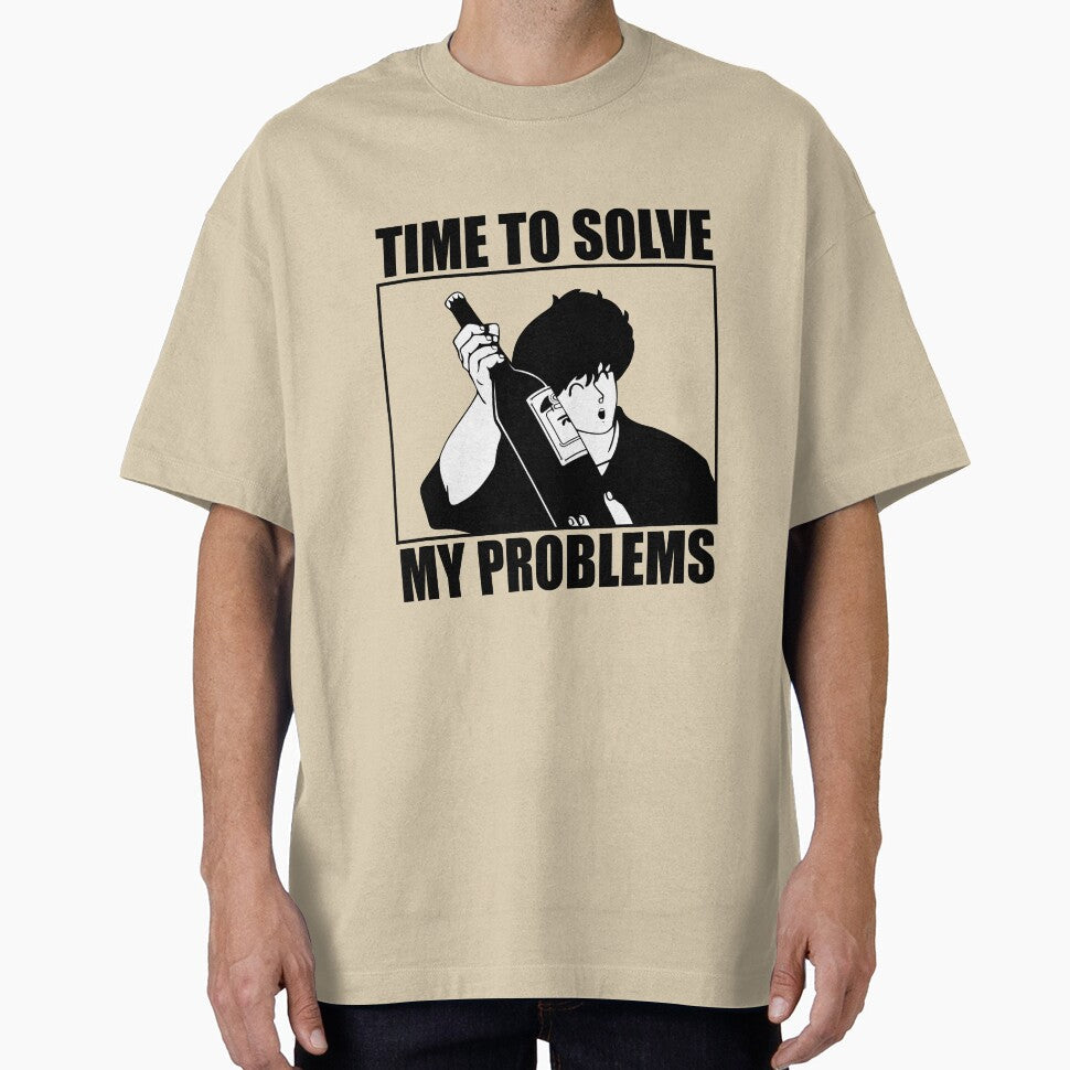 Time to Solve my Problems by Anime Art - Adult & Kids T-Shirts, Sweatshirts & Hoodies apparel design preview 1