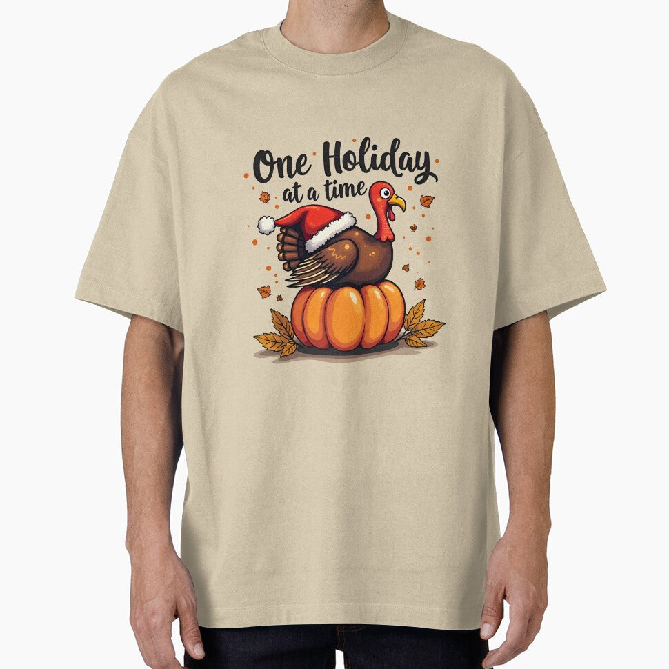 One Holiday at a Time by MADsrecreation - Adult & Kids T-Shirts, Sweatshirts & Hoodies apparel design preview 1