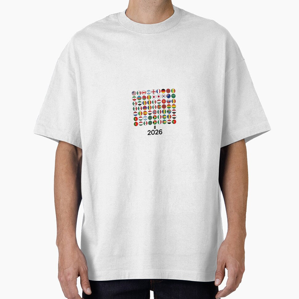 World Cup 2026 Nations Flags Collection Global Soccer - Adult & Kids T-Shirts, Sweatshirts & Hoodies apparel design preview 1