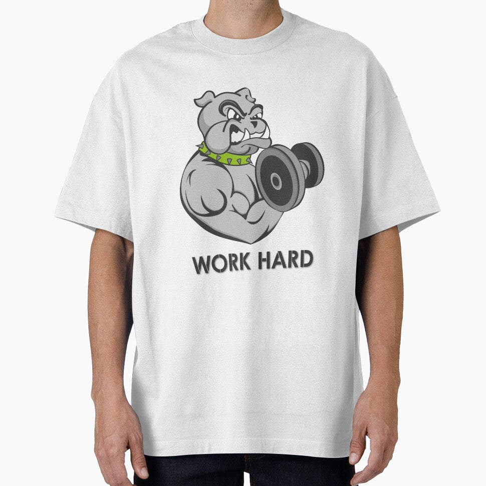 Work hard by square-lemon - Adult & Kids T-Shirts, Sweatshirts & Hoodies apparel design preview 1