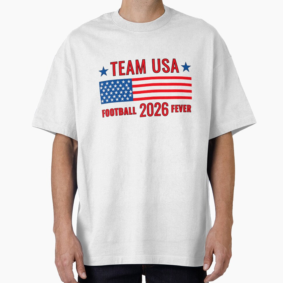 Team USA Soccer Football 2026 Fever American Fan Gift - Adult & Kids T-Shirts, Sweatshirts & Hoodies apparel design preview 1