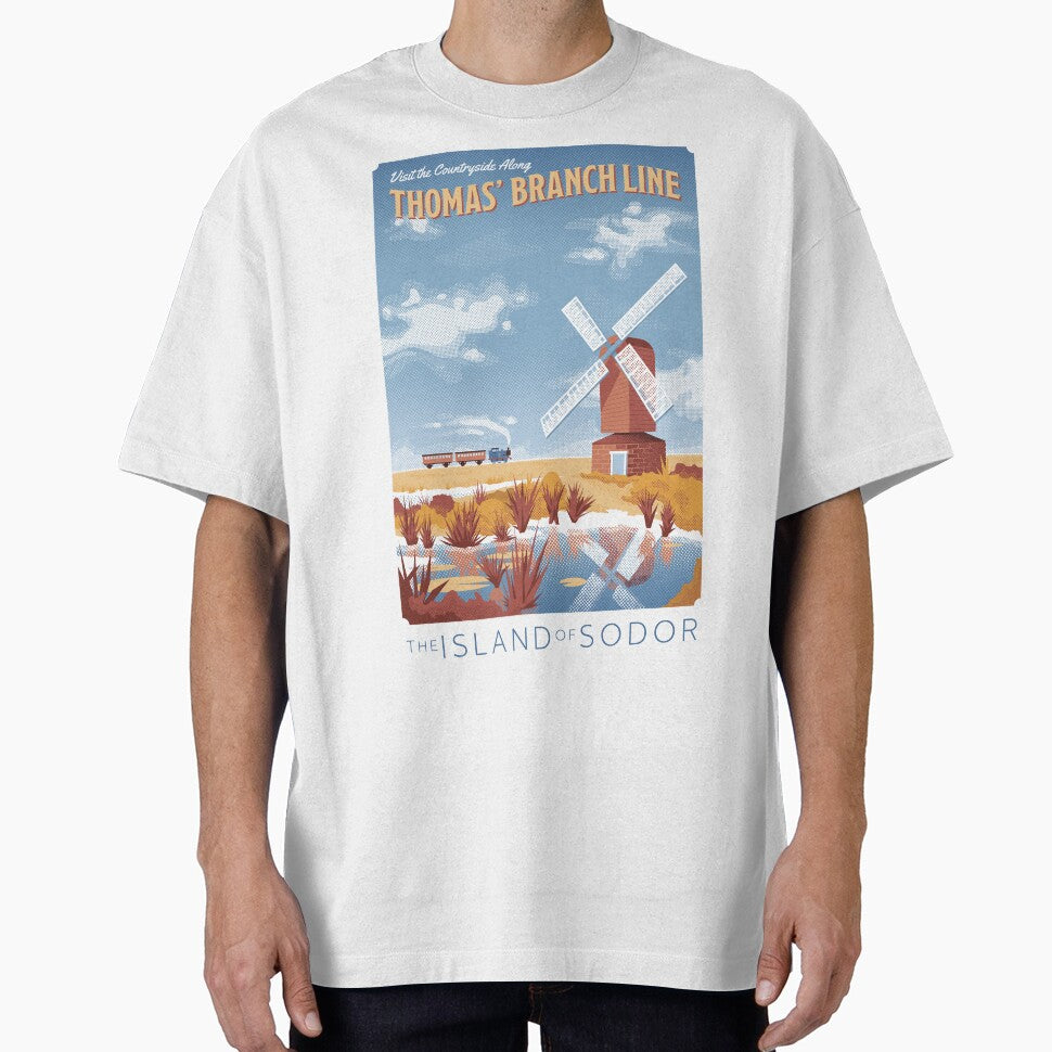 Thomas Branch Line Travel by adorabowldesign - Adult & Kids T-Shirts, Sweatshirts & Hoodies apparel design preview 1