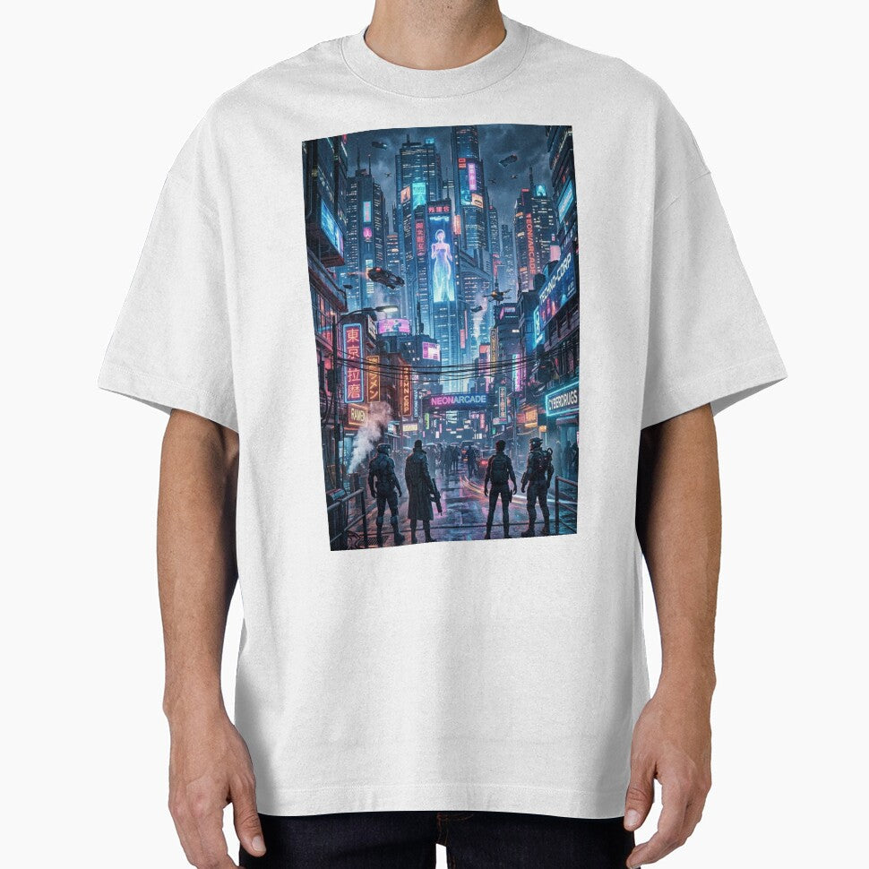 Neon Nights by sabafirdosh01 - Adult & Kids T-Shirts, Sweatshirts & Hoodies apparel design preview 1