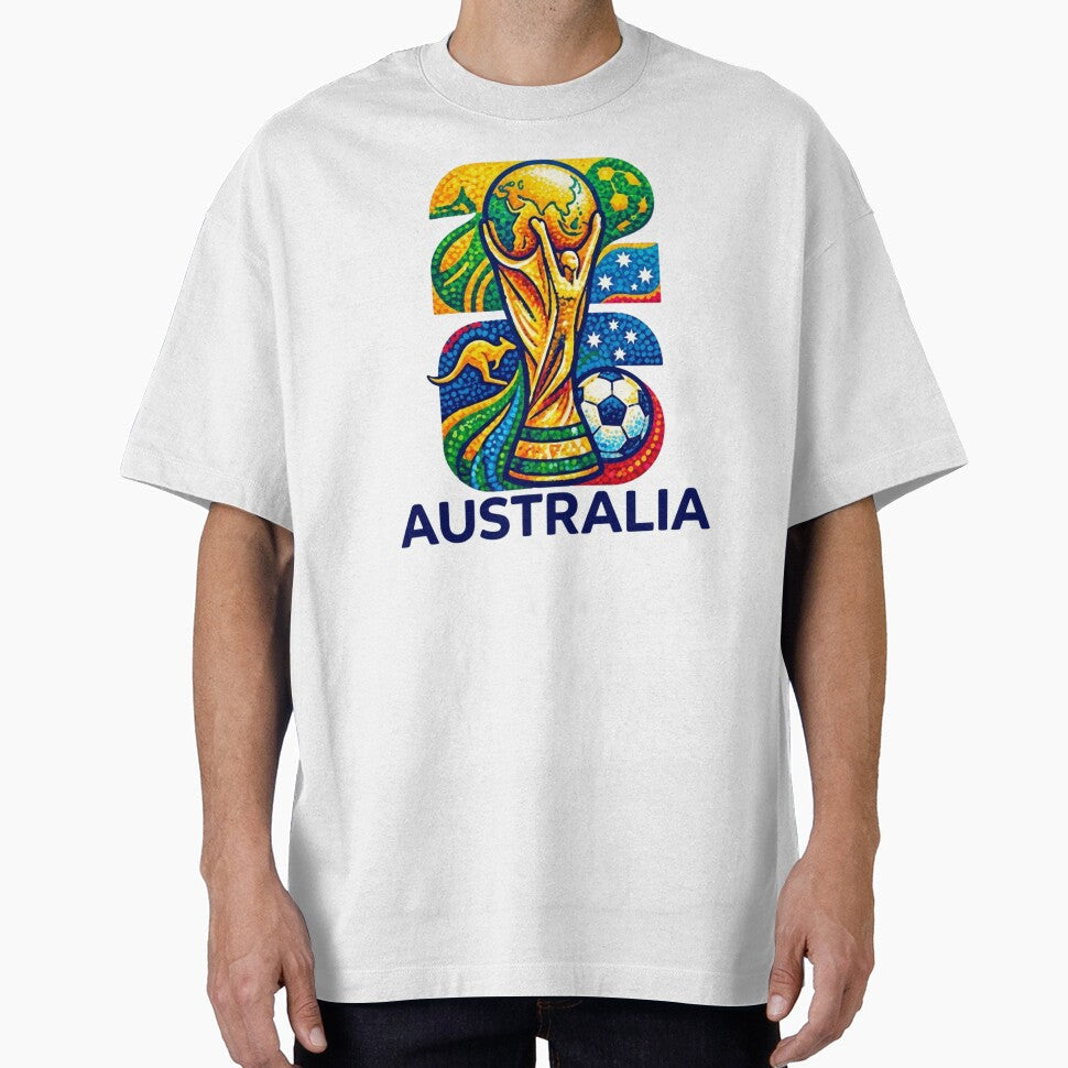 World Cup Australia 2026 by sahbender - Adult & Kids T-Shirts, Sweatshirts & Hoodies apparel design preview 1