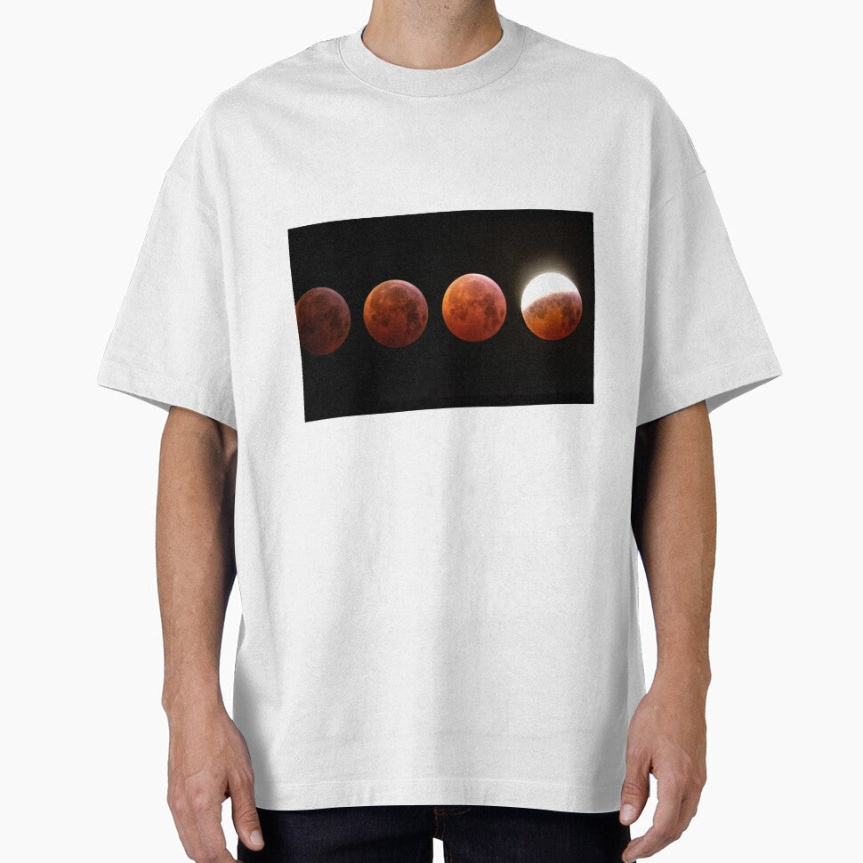 Brilliant red moon by DelightfulArts - Adult & Kids T-Shirts, Sweatshirts & Hoodies apparel design preview 1