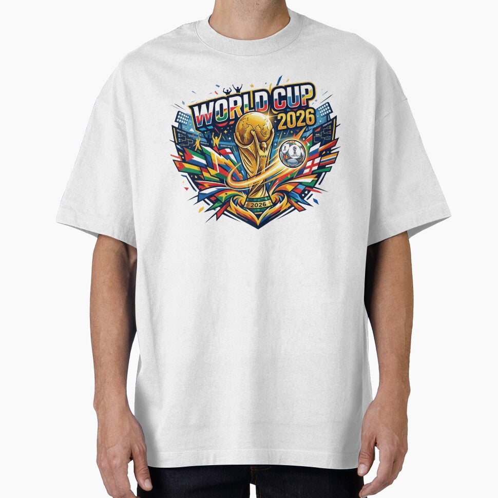 World Cup 2026 Championship Trophy Graphic by - Adult & Kids T-Shirts, Sweatshirts & Hoodies apparel design preview 1