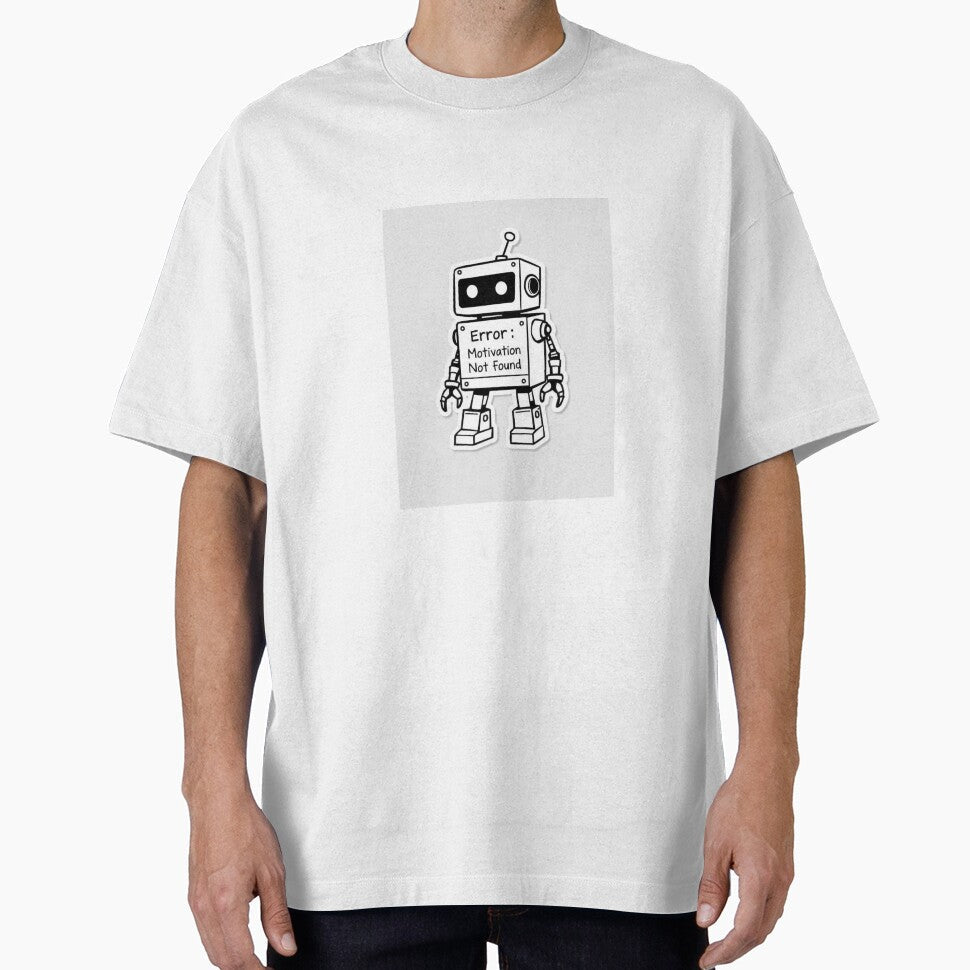 Motivation Error:404 by JesseMelwyn257 - Adult & Kids T-Shirts, Sweatshirts & Hoodies apparel design preview 1
