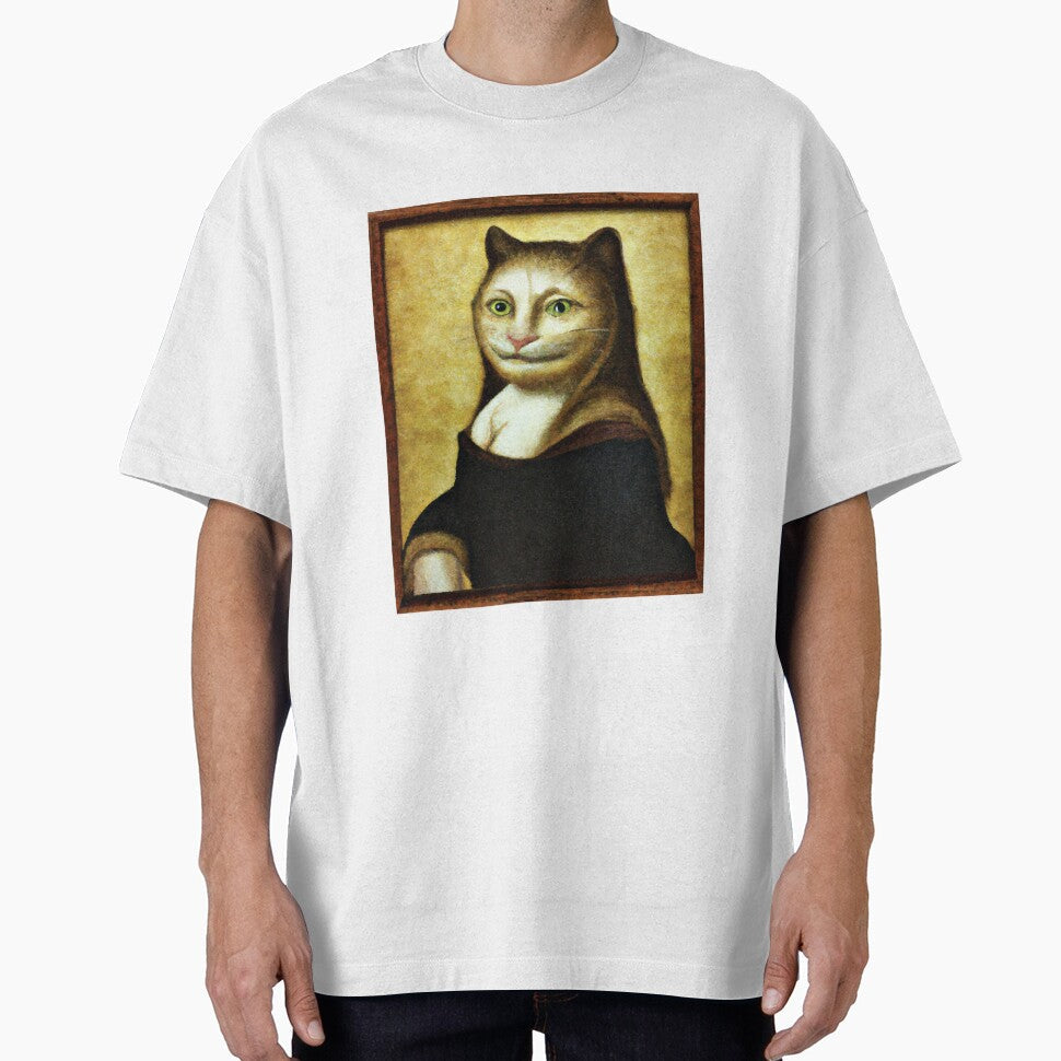 Cat Mona Lisa by bullshirter - Adult & Kids T-Shirts, Sweatshirts & Hoodies apparel design preview 1