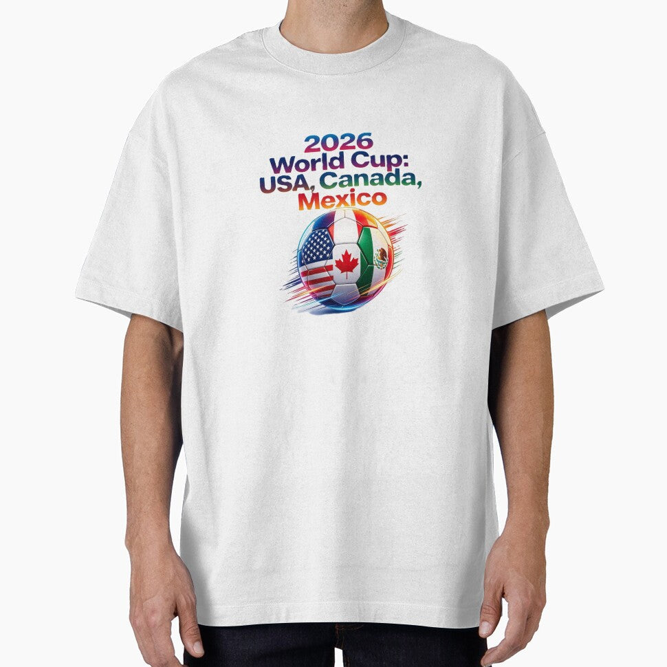 2026 World Cup USA, Canada Mexico Soccer Fan Design - Adult & Kids T-Shirts, Sweatshirts & Hoodies apparel design preview 1