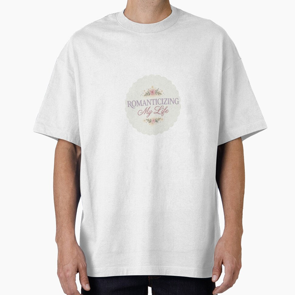 Romanticizing My Life Aesthetic Sticker Coquette - Adult & Kids T-Shirts, Sweatshirts & Hoodies apparel design preview 1