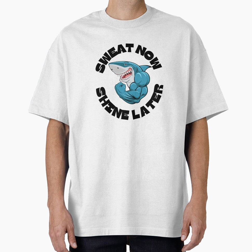 Exercise Motivation Sweat and Shine by bububabuinc - Adult & Kids T-Shirts, Sweatshirts & Hoodies apparel design preview 1