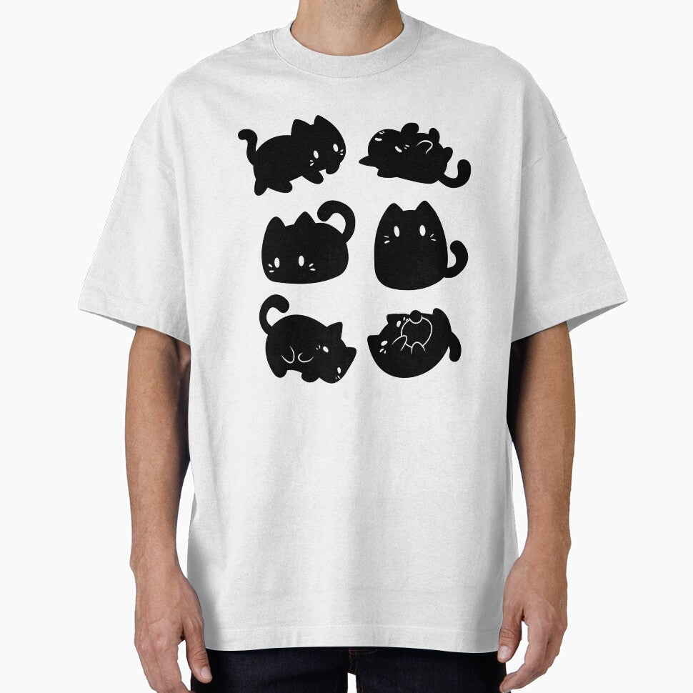 Cute Black Cats by ThePurrfectPaws - Adult & Kids T-Shirts, Sweatshirts & Hoodies apparel design preview 1