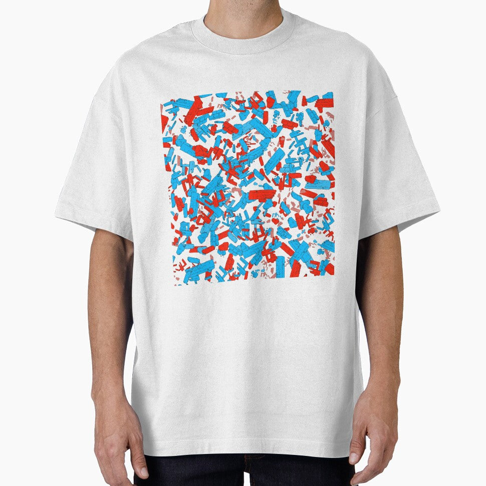 Comic book explosion red blue by Thecolorschemer - Adult & Kids T-Shirts, Sweatshirts & Hoodies apparel design preview 1