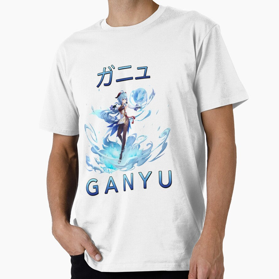 Ganyu Genshin Impact (White) by OlimpicDragons - Adult & Kids T-Shirts, Sweatshirts & Hoodies apparel design preview 1