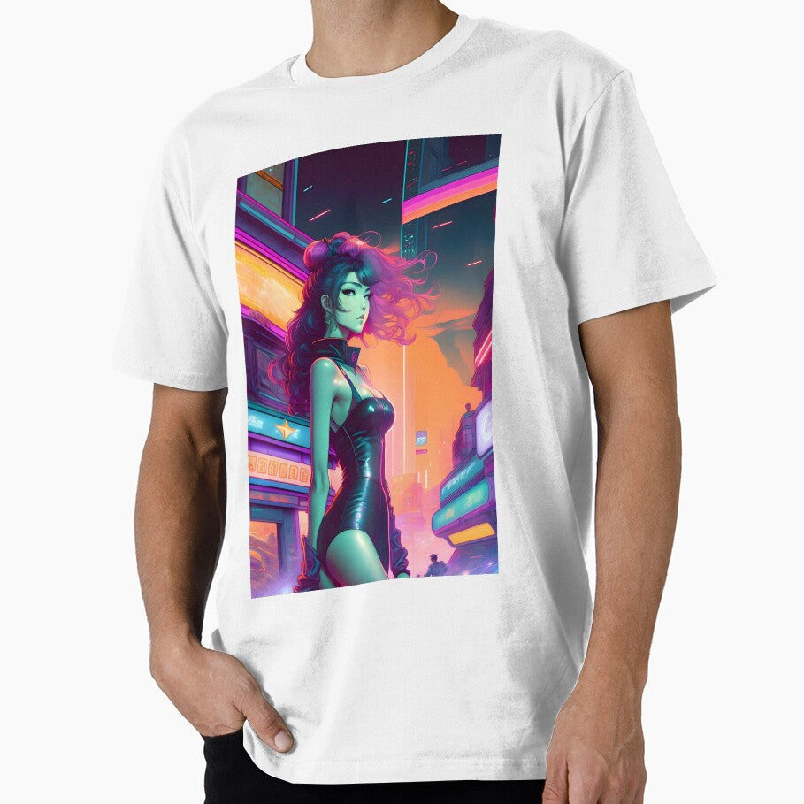 The Night is Young: 90's japanese aesthetic, Anime - Adult & Kids T-Shirts, Sweatshirts & Hoodies apparel design preview 1