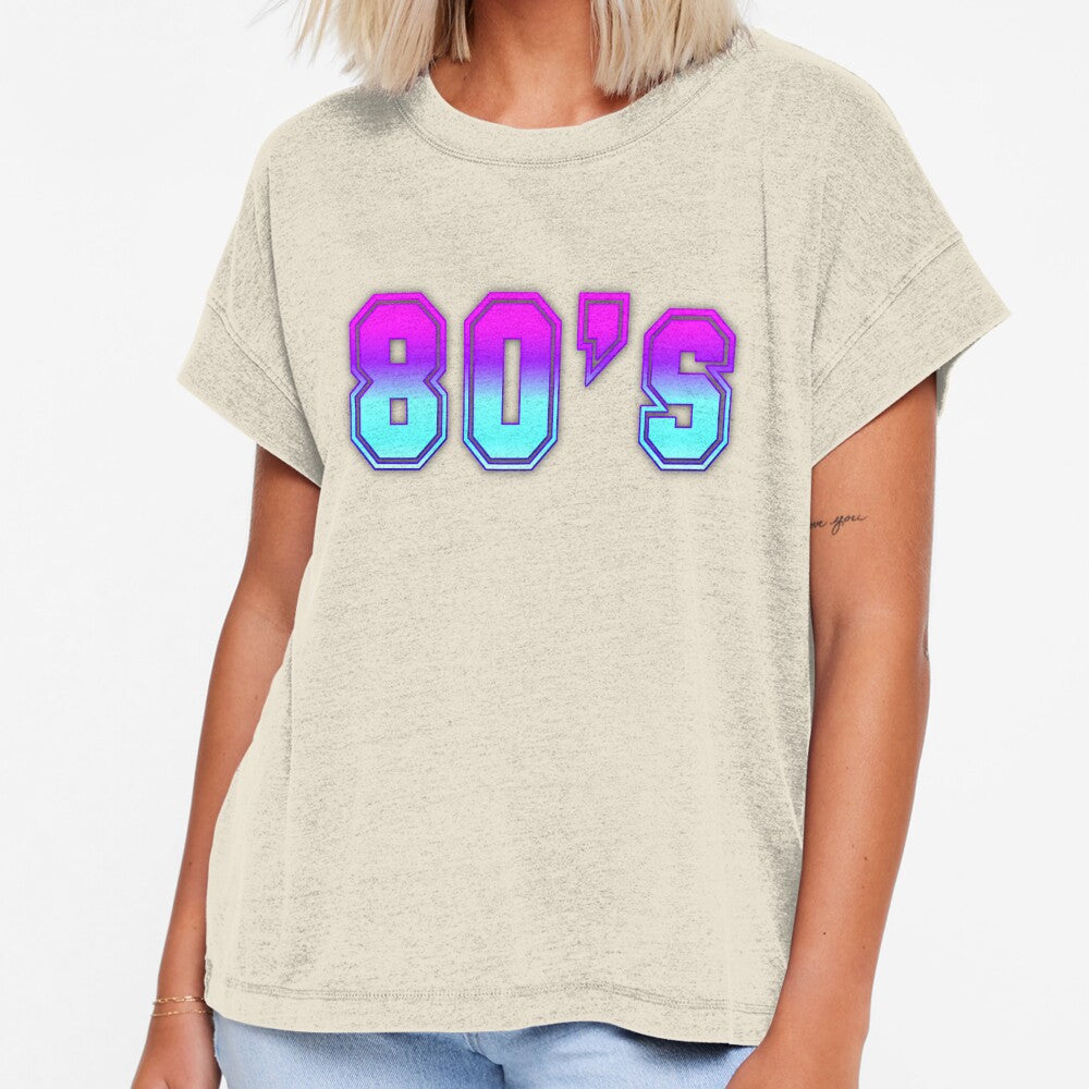 80's Neon Typography by NNAANN - Adult & Kids T-Shirts, Sweatshirts & Hoodies apparel design preview 1